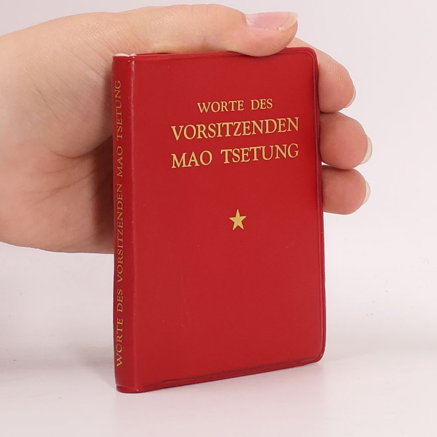 Zedong Mao Worte des Vorsitzenden Mao Tsetung