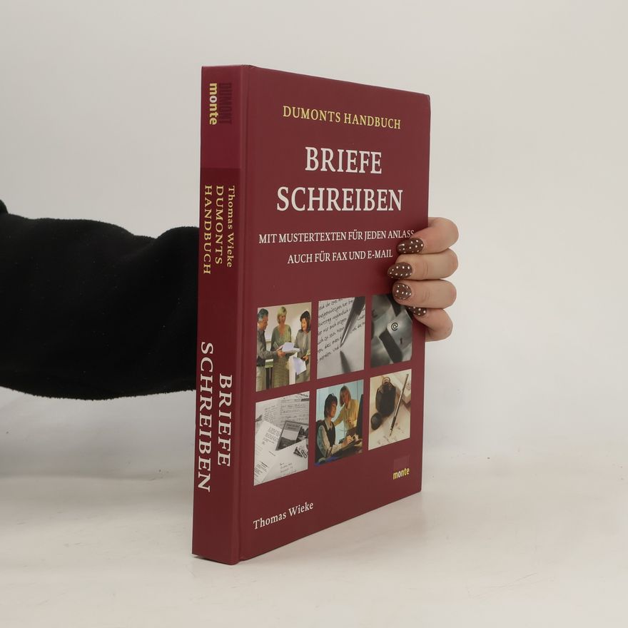 Thomas Wieke DuMonts Handbuch Briefe schreiben