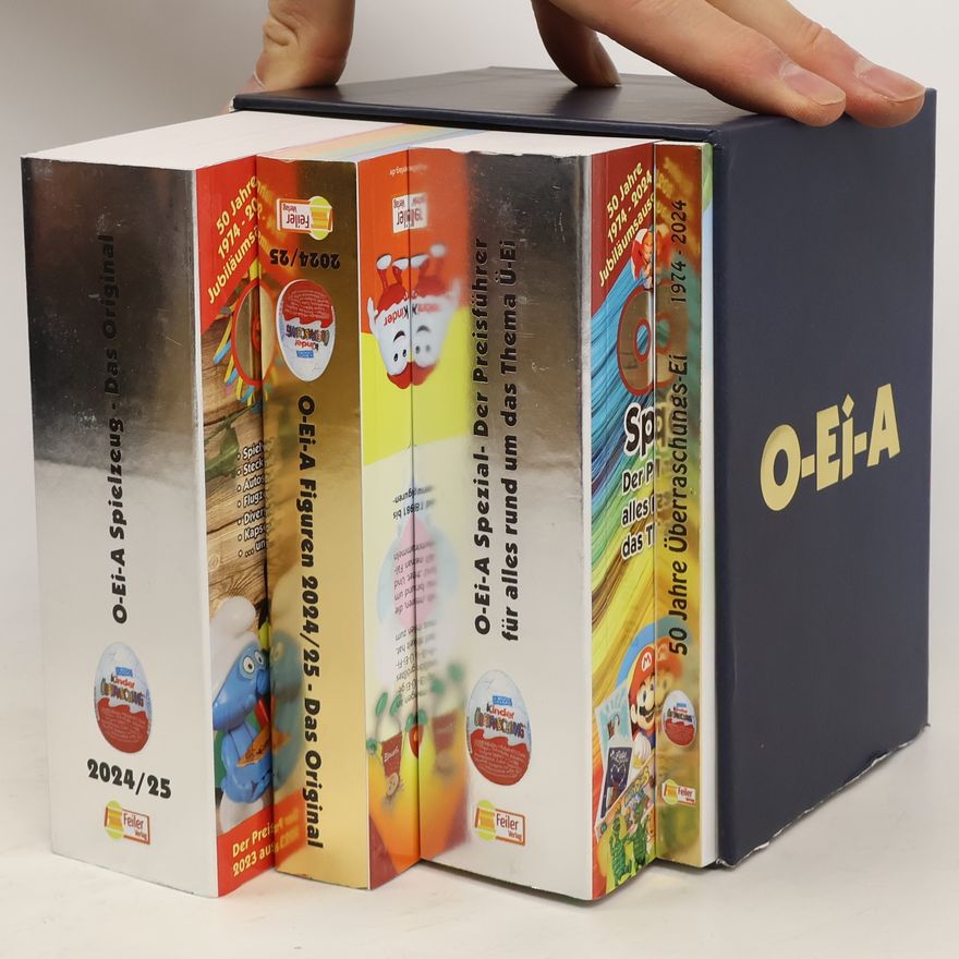 André Feiler Das O-Ei-A 3er Bundle 2024/25 - Die Jubiläumsausgabe! – O-Ei-A Figuren, O-Ei-A Spielzeug und O-Ei-A Spezial sowie das Buch „50 Jahre Überraschungs-Ei“