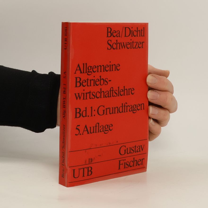 Marcell Schweitzer Allgemeine Betriebswirtschaftslehre 1