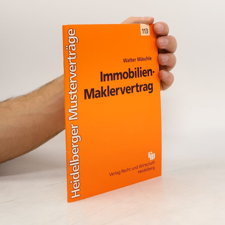 Walter Mäschle Immobilien-Maklervertrag