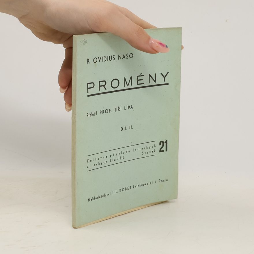 Publius Ovidius Naso Proměny. Díl II.