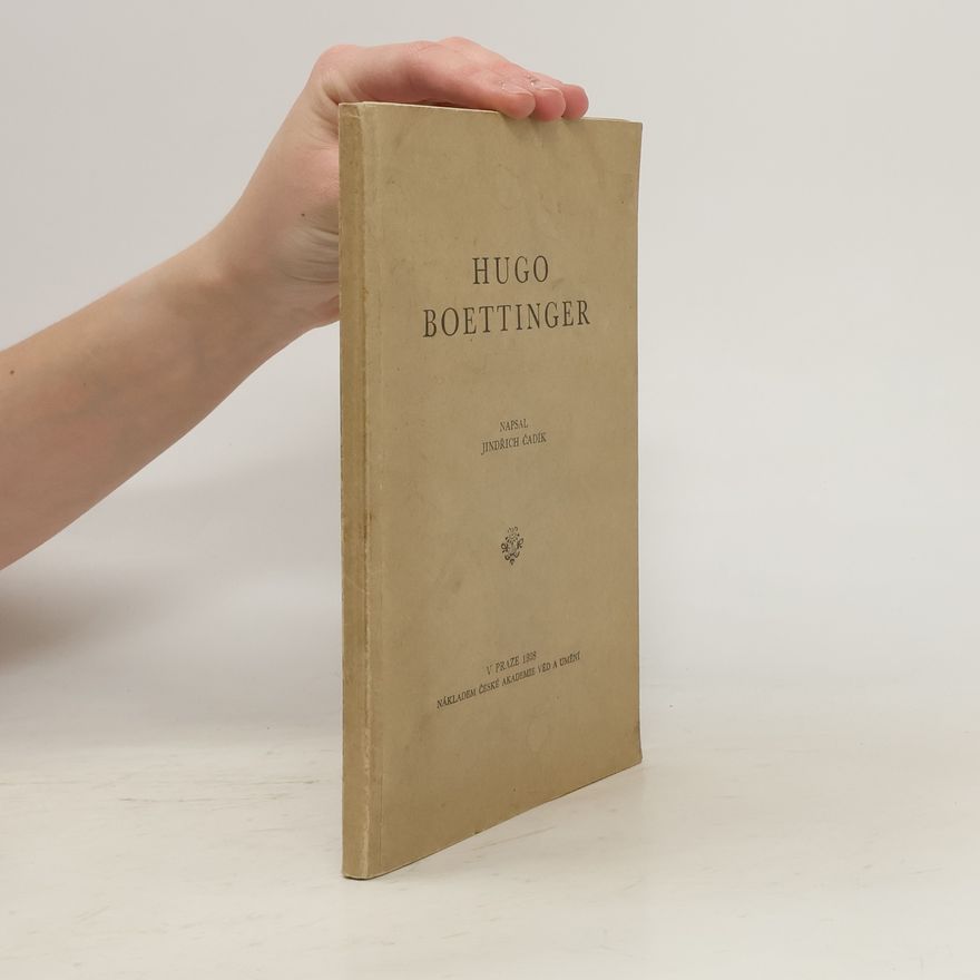 Jindřich Čadík Hugo Boettinger
