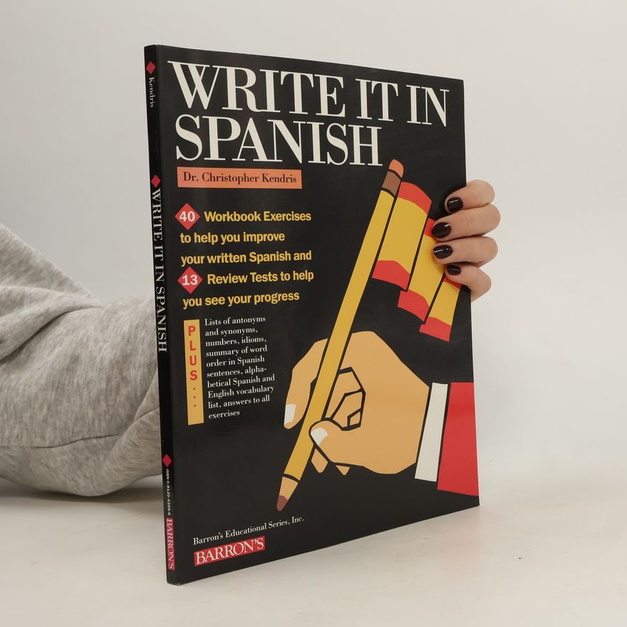 Christopher Kendris Write it in Spanish
