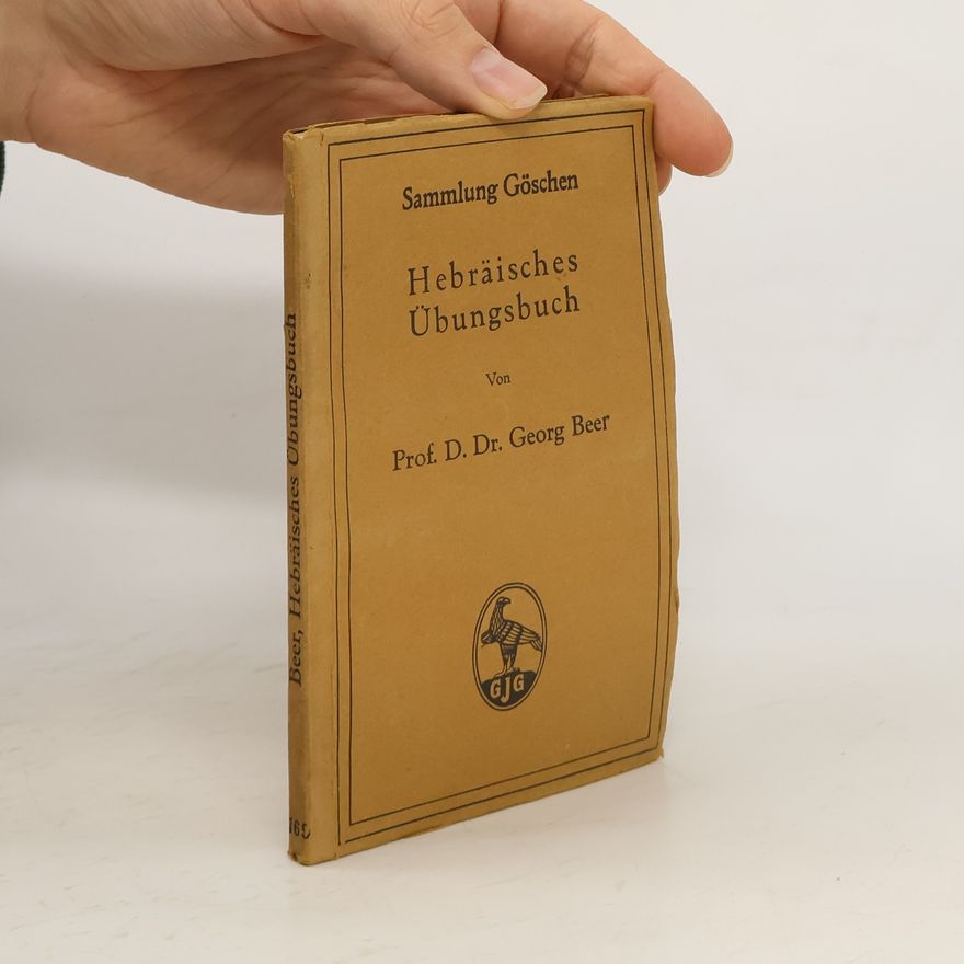 Georg Beer Hebräisches Übungsbuch