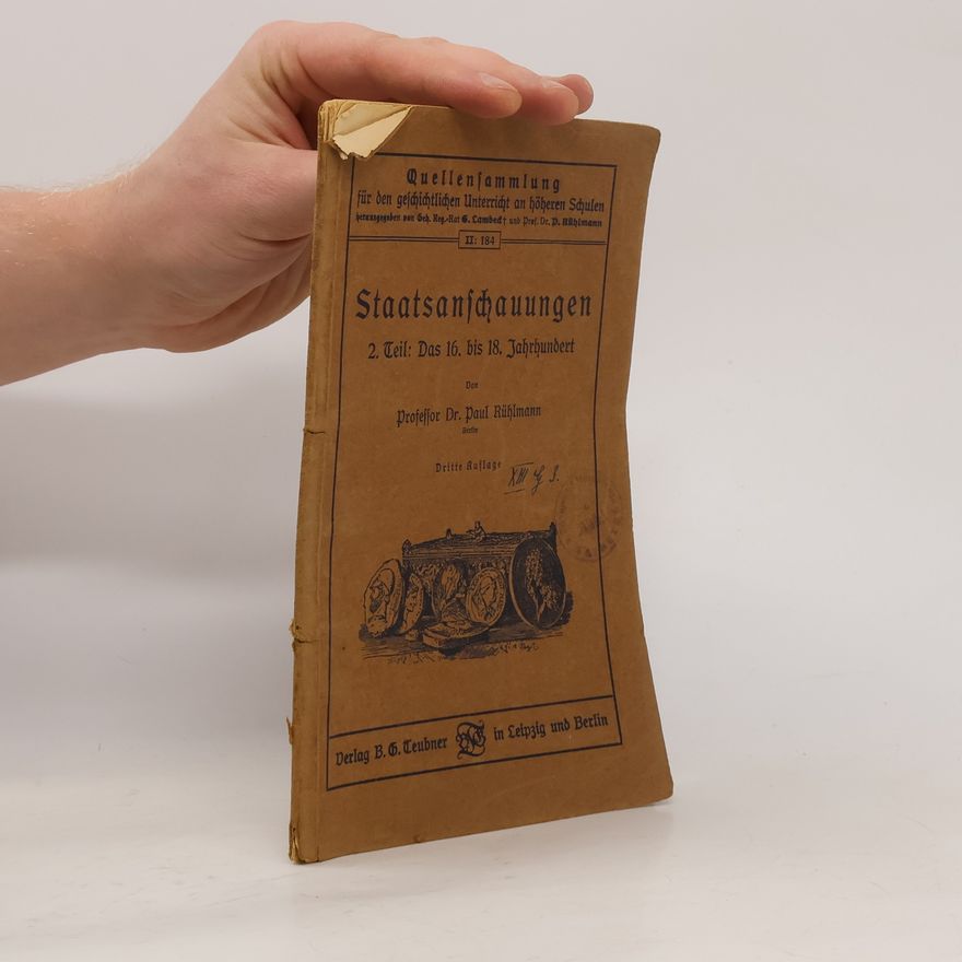 Paul Rühlmann Staatsanschauungen II.