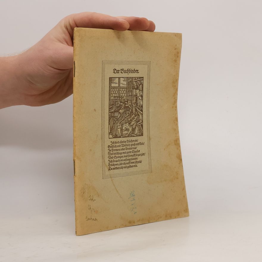 Heinrich Lüers Vom Buchbinderlehrling zum Buchbindermeister