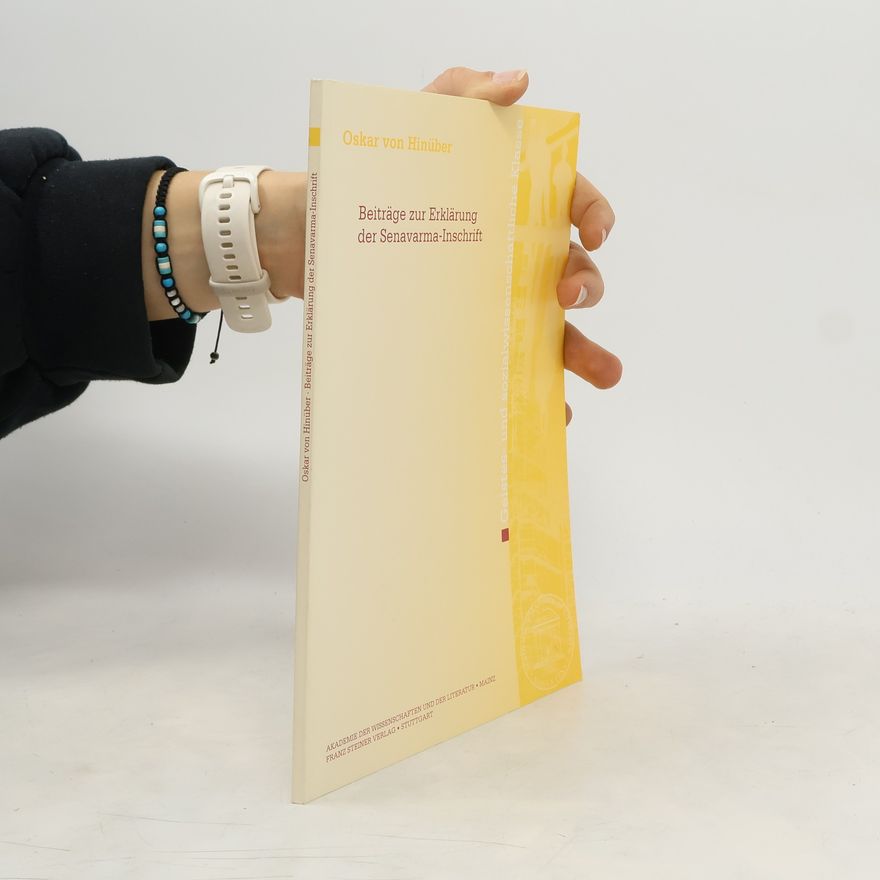 Oskar von Hinüber Beiträge zur Erklärung der Senavarma-Inschrift