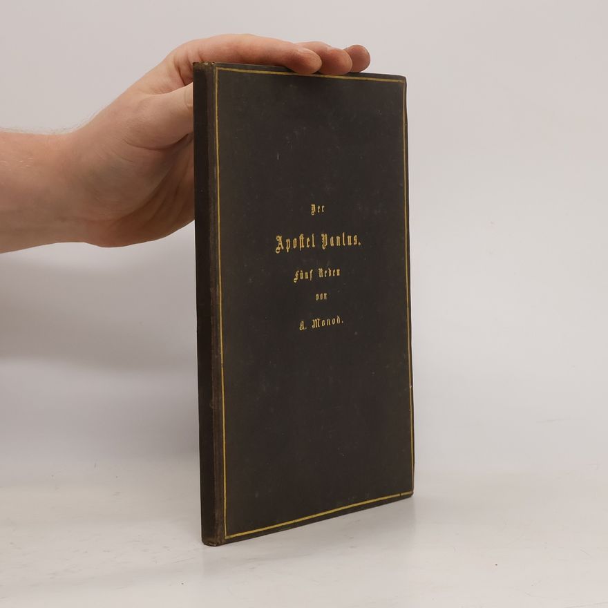 Adolphe Monod Der Apostel Paulus