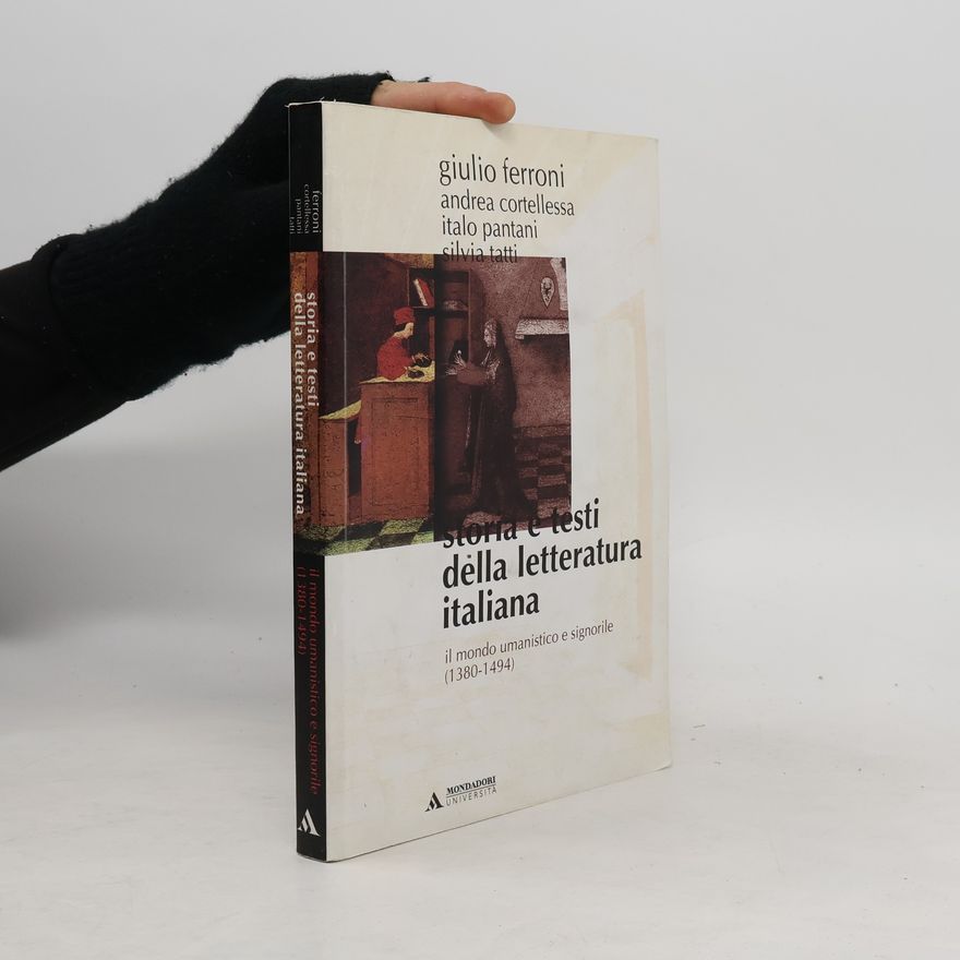 Giulio Ferroni Storia e testi della letteratura italiana