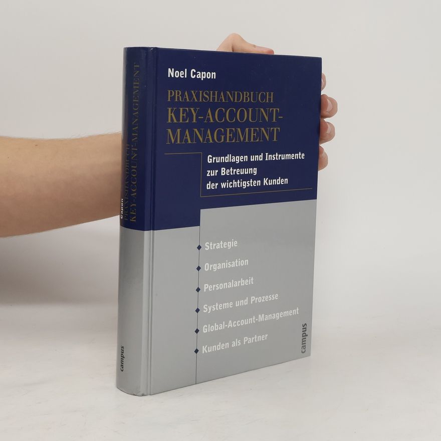 Noel Capon Praxishandbuch Key-Account-Management