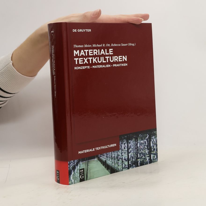 Thomas Meier Materiale Textkulturen