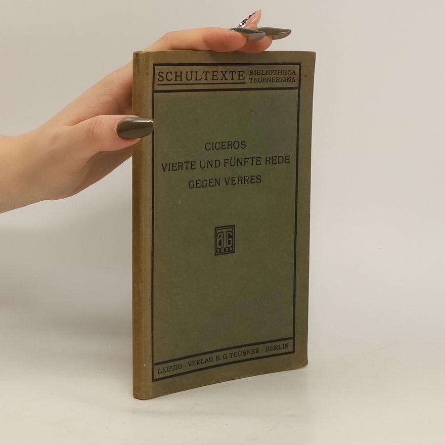 C. F. W. Müller Ciceros Vierte und Fünfte Rede gegen Verres