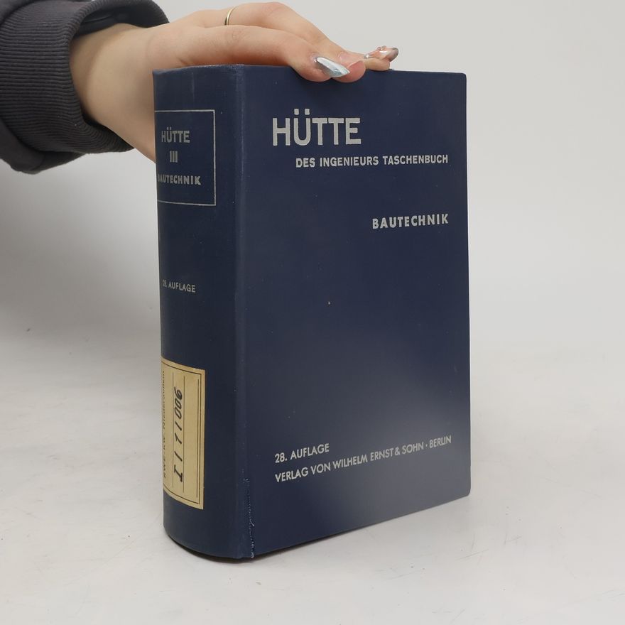 Collectif d'auteurs Hütte I. Des Ingenieurs Taschenbuch