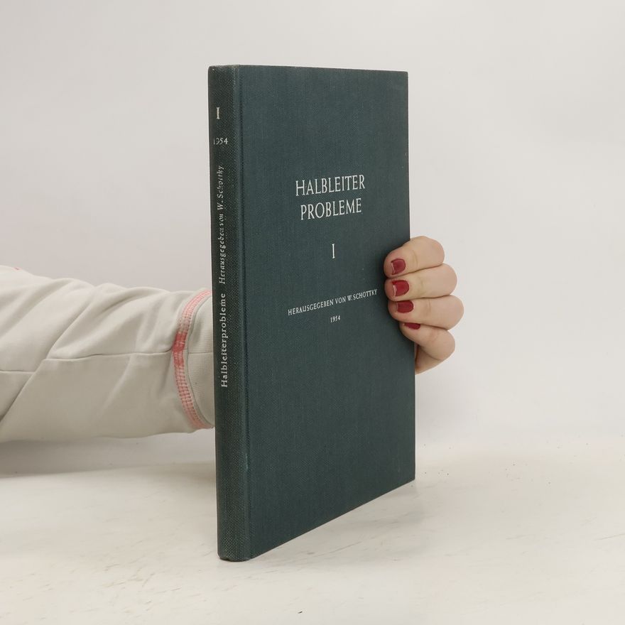 Walter Schottky Halbleiter Probleme I