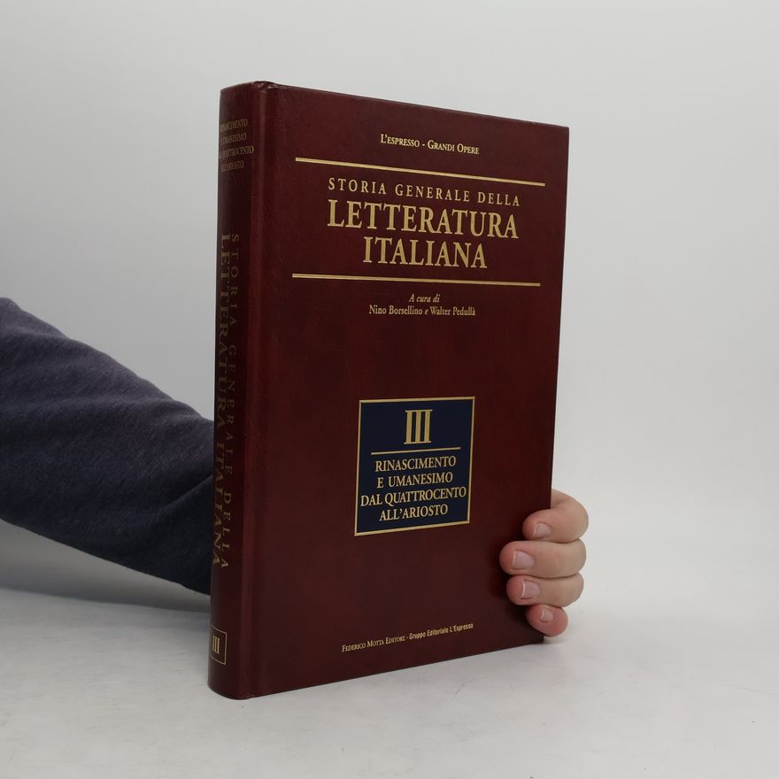 Nino Borsellino Storia generalle della letteratura italiana III