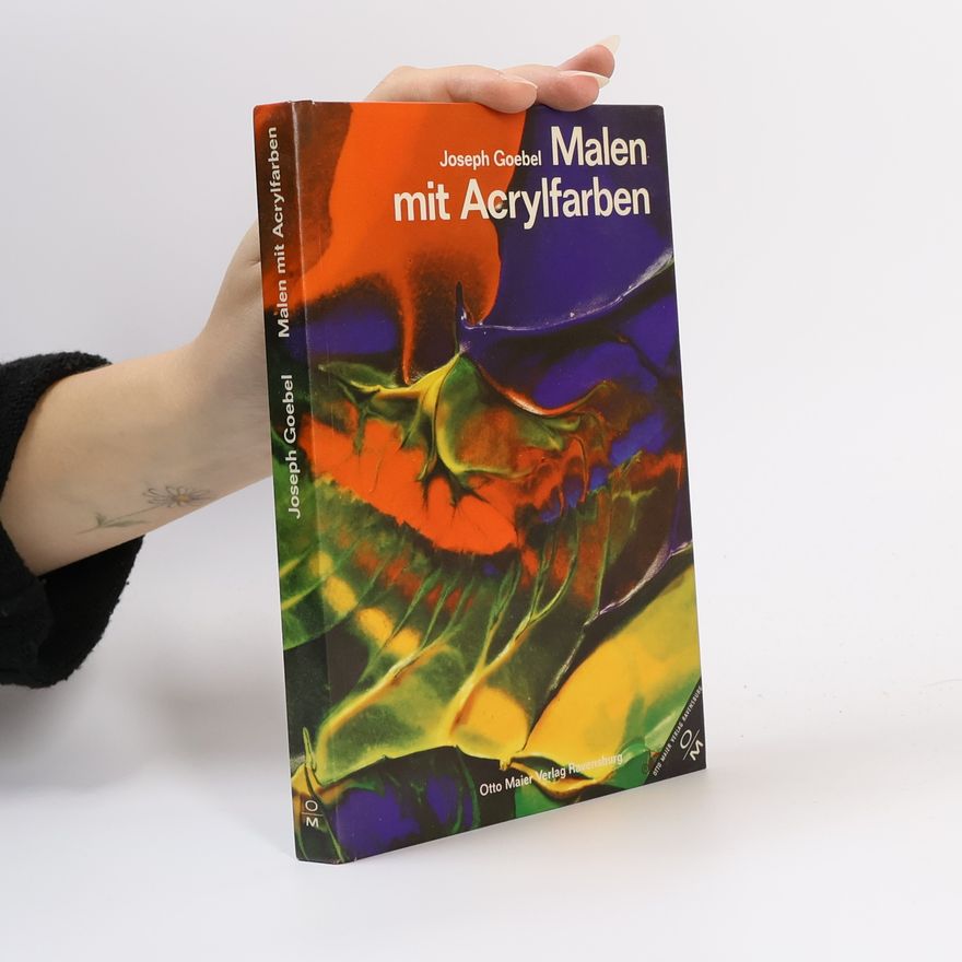 Joseph Goebel Malen mit Acrylfarben