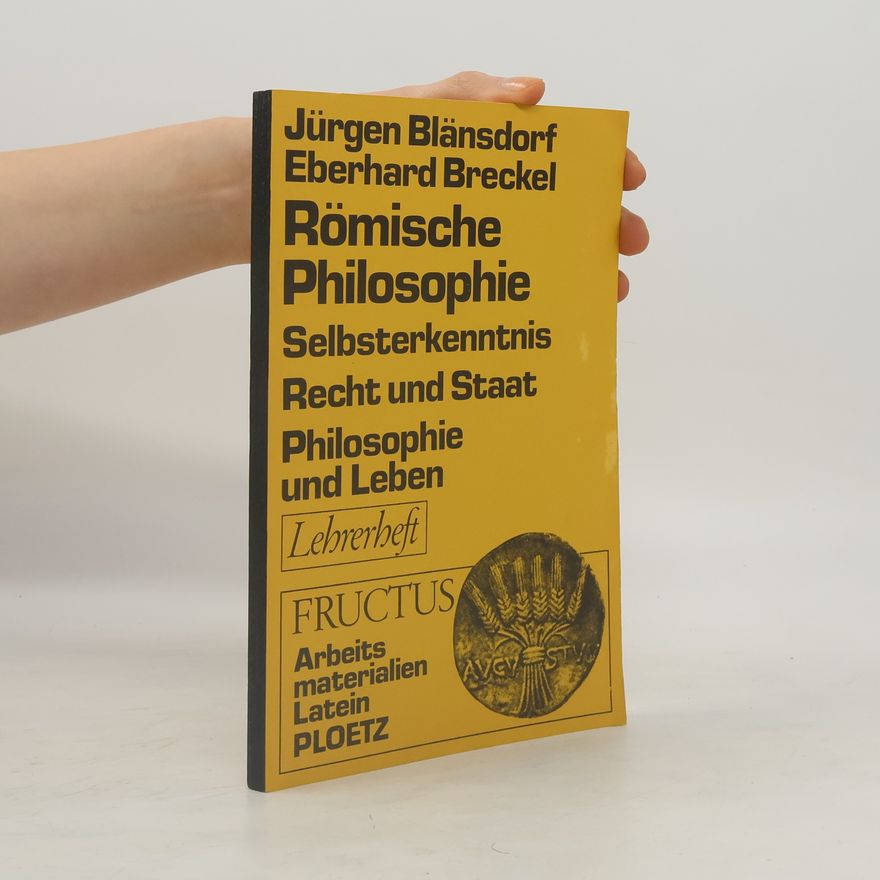 Eberhard Breckel Römische Philosophie