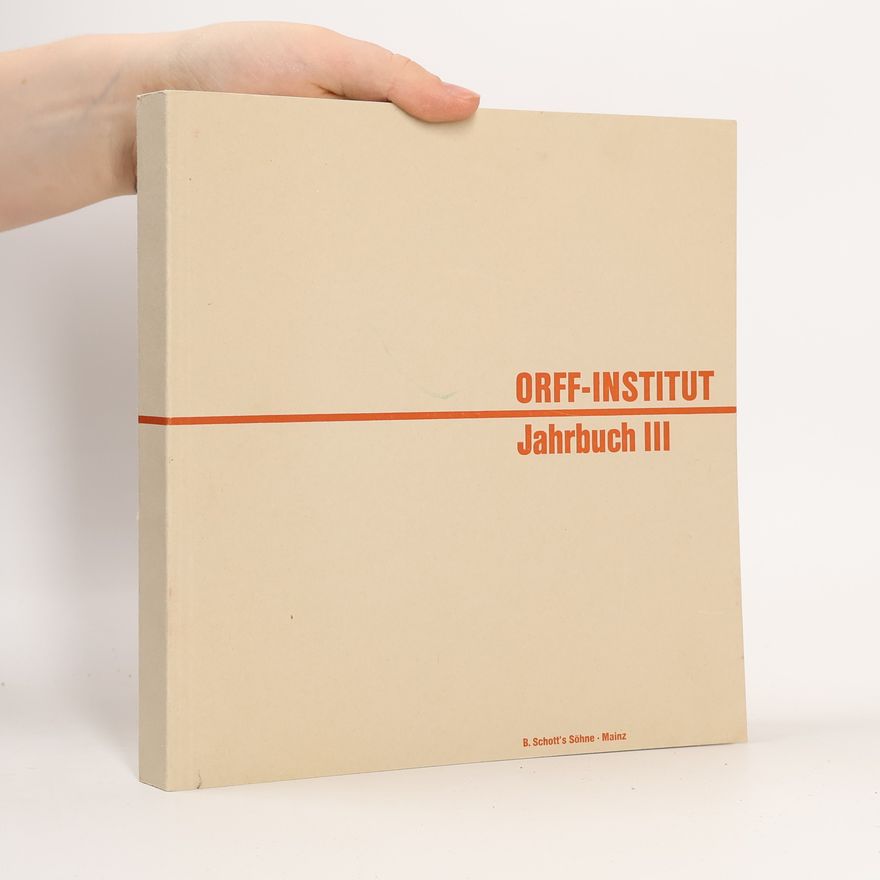 Collectif d'auteurs Orff-Institut Jahrbuch III