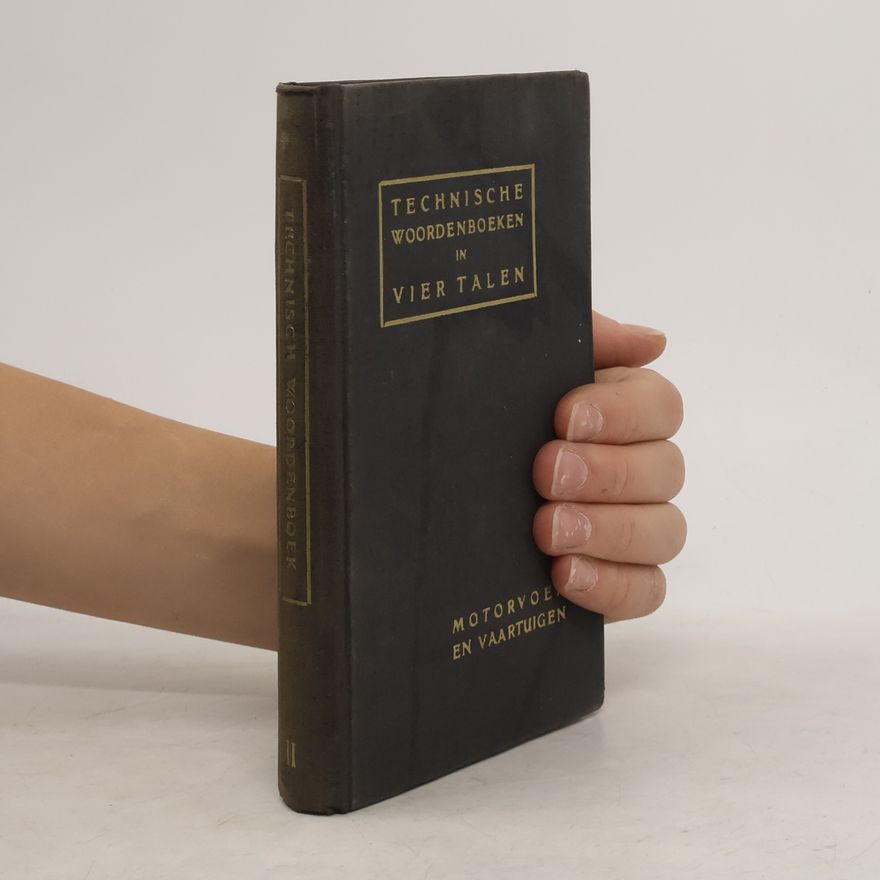 AA.VV. Technische woordenboeken in vier talen II