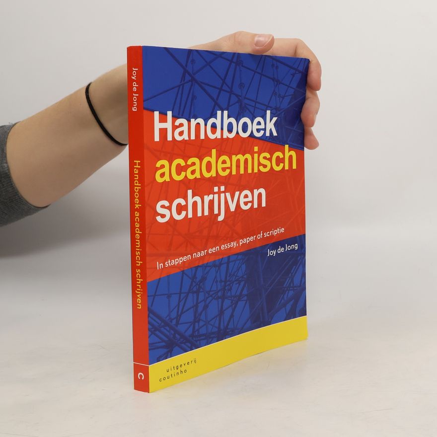 Joy de Jong Handboek academisch schrijven