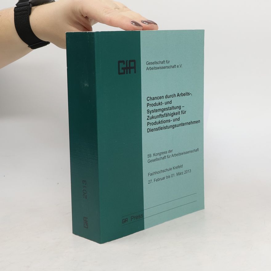 Martin Schütte Chancen durch Arbeits-, Produkt- und Systemgestaltung - Zukunftsfähigkeit für Produktions- und Dienstleistungsunternehmen