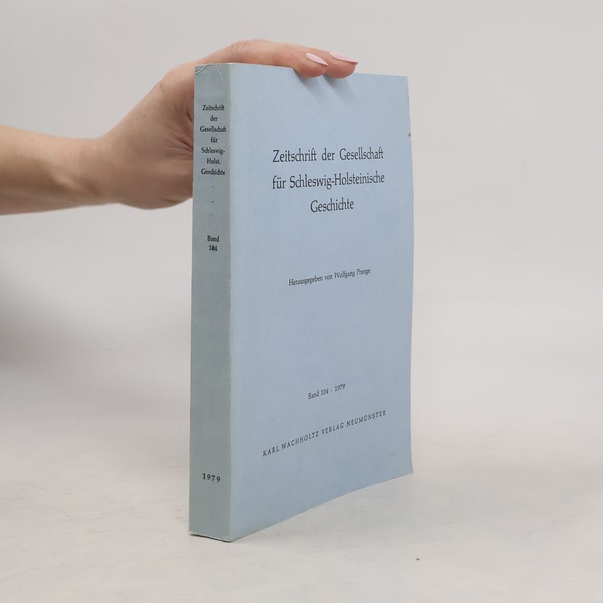 Autorenkollektiv Zeitschrift der Gesellschaft für Schleswig-Holsteinische Geschichte