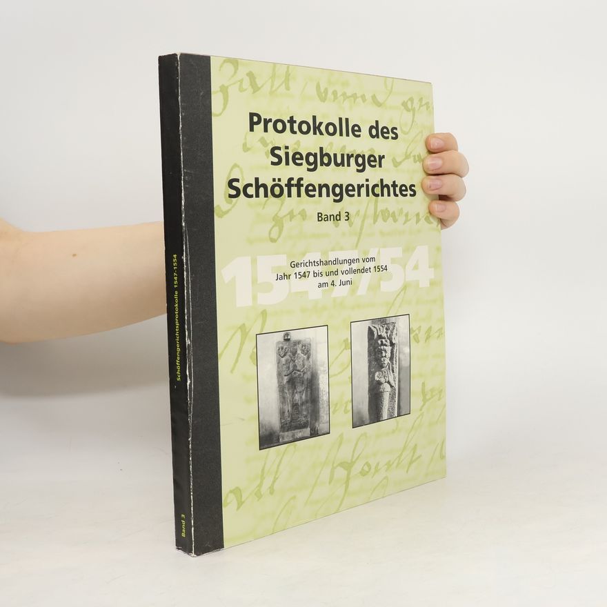 Kolektiv autorů Protokolle des Siegburger Schöffengerichtes