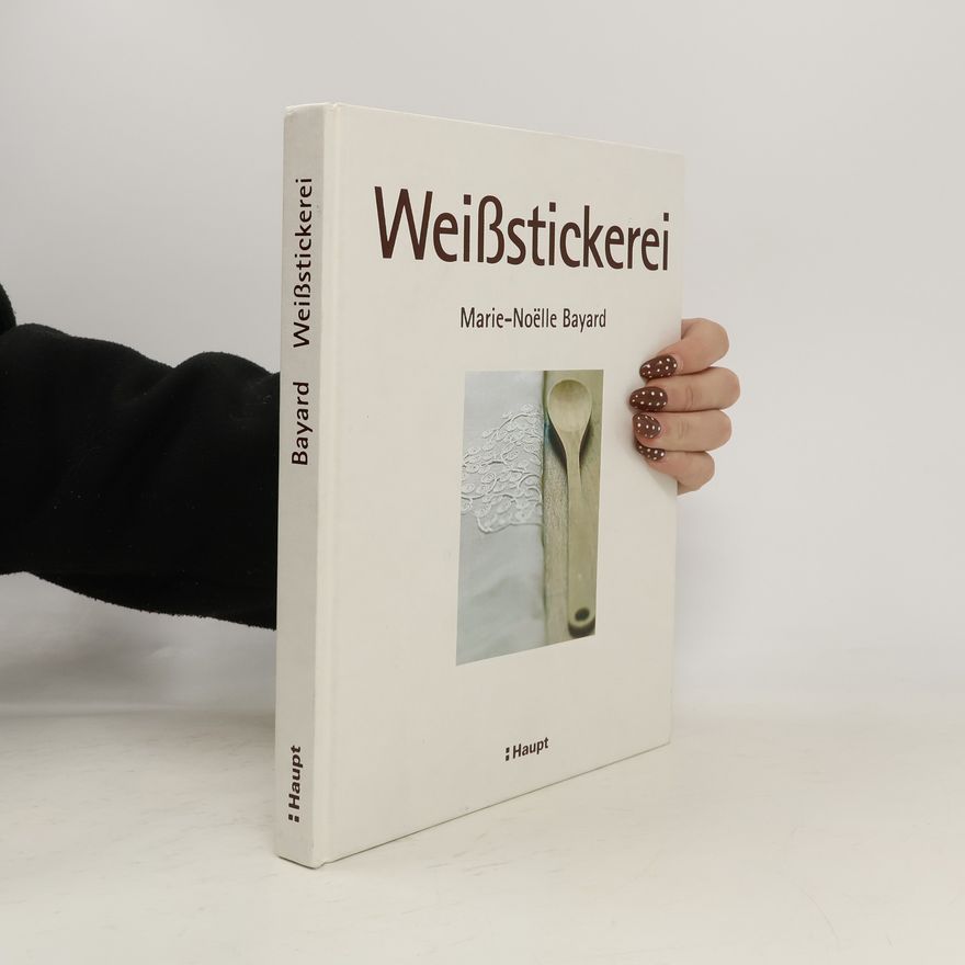 Marie-Noe͏̈lle Roubaud Weißstickerei