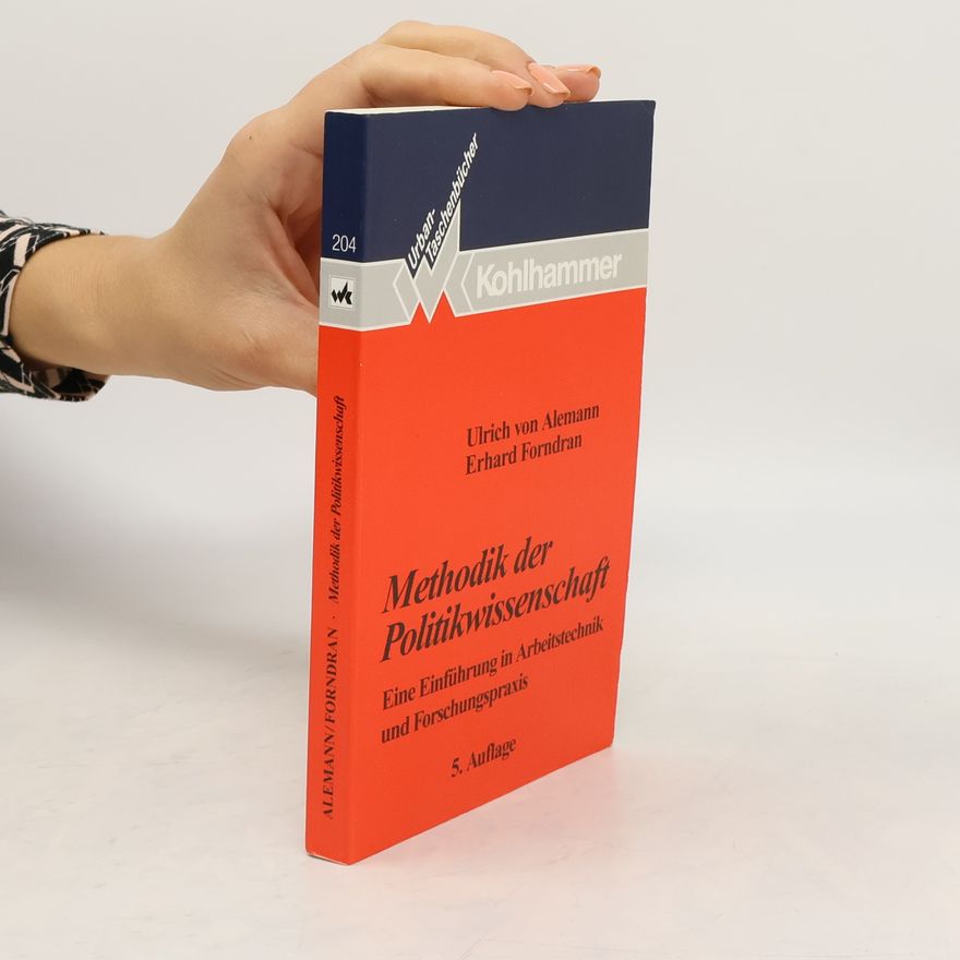 Ulrich von Alemann Methodik der Politikwissenschaft