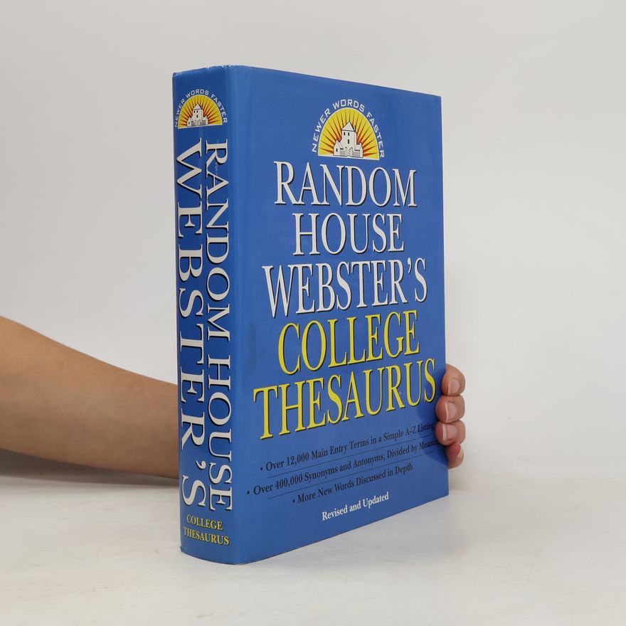 Jess M. Stein Random House Webster's College Thesaurus