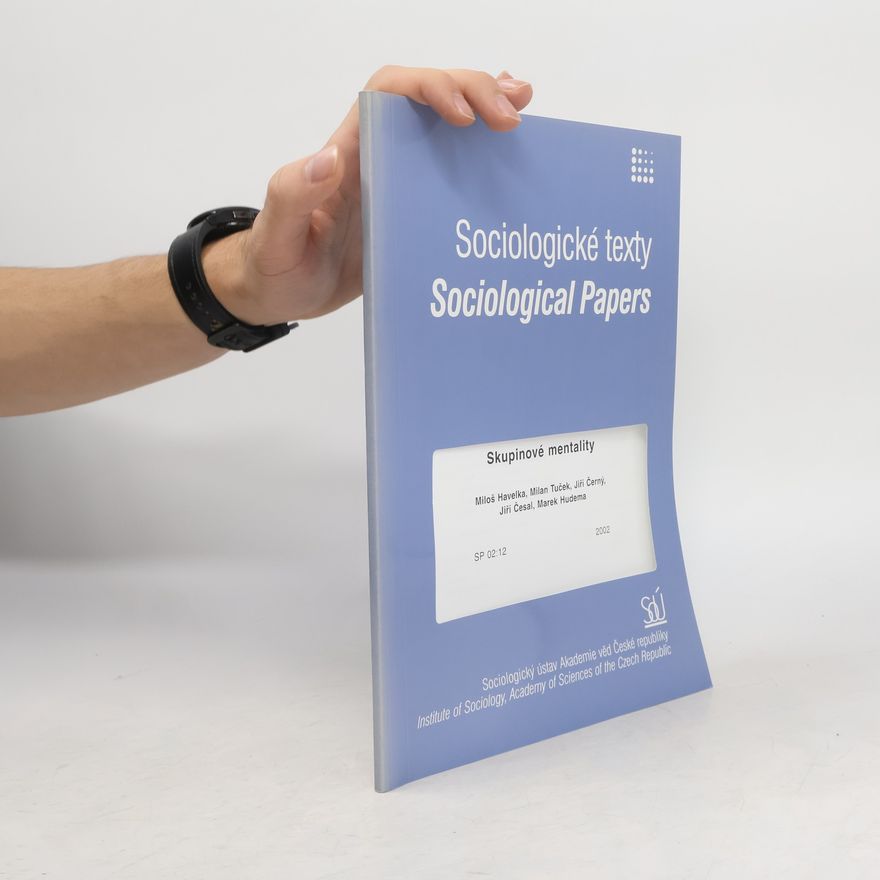 Various authors Sociologické texty. Skupinové mentalisty