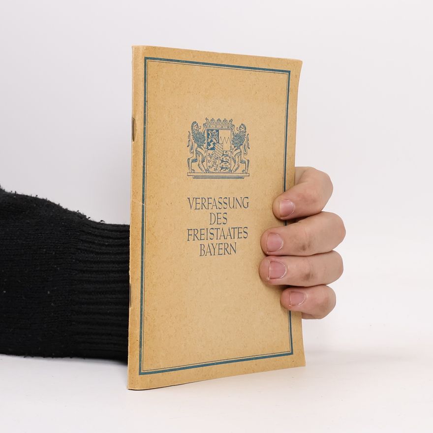 Collectif d'auteurs Verfassung des Freistaates Bayern