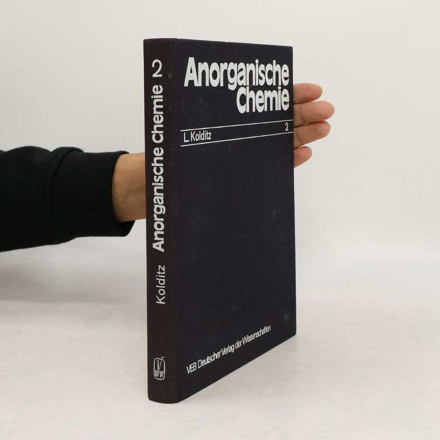 Lothar Kolditz Anorganische Chemie 2