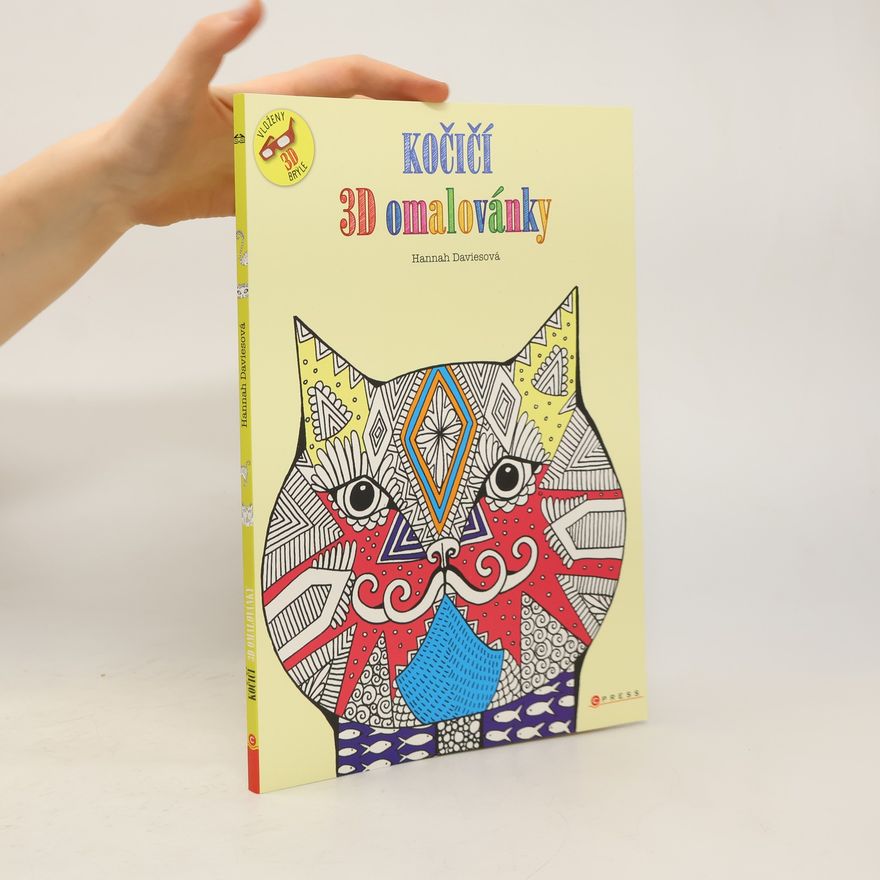 Hannah Davies Kočičí 3D omalovánky