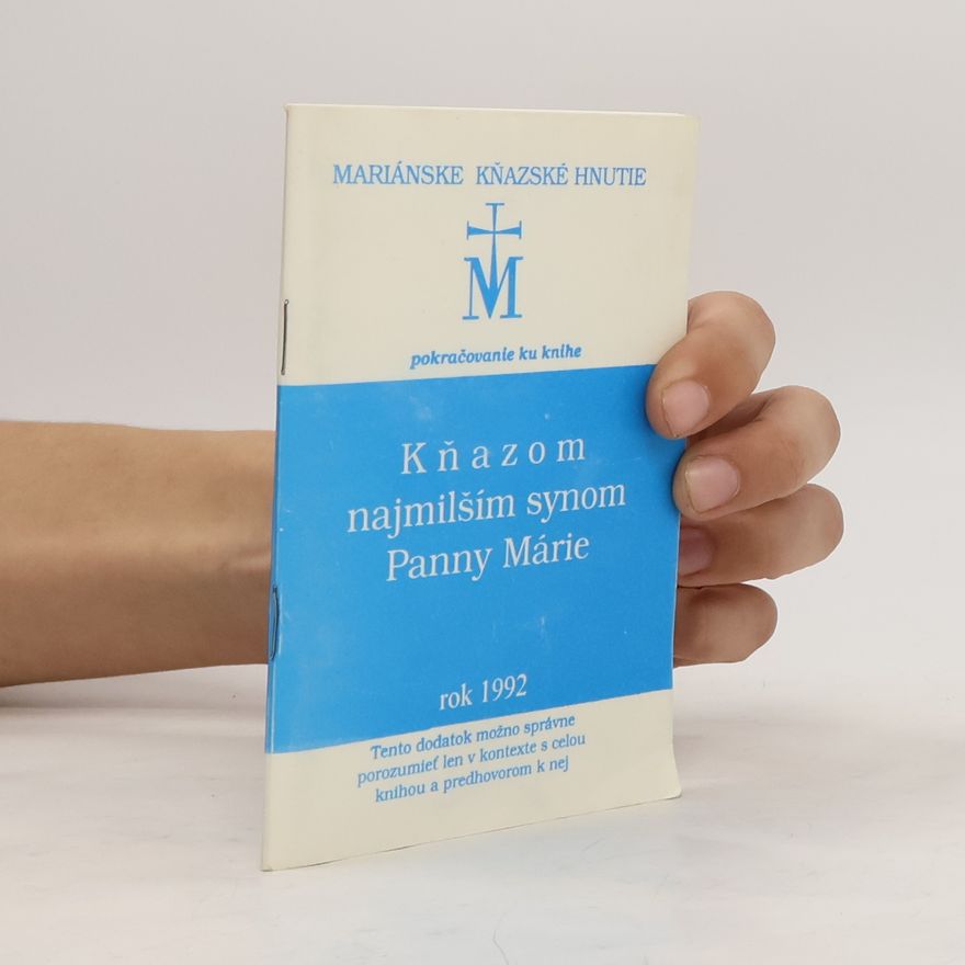 Various authors Kňazom najmilším synom Panny Márie