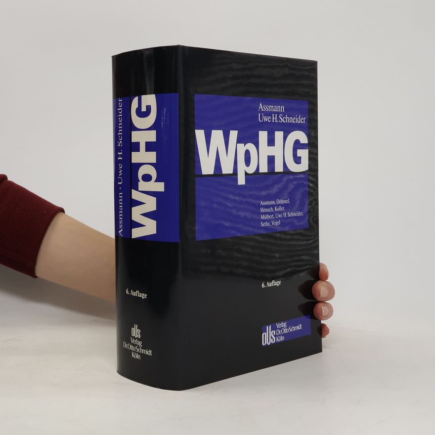 Heinz Assmann Wertpapierhandelsgesetz