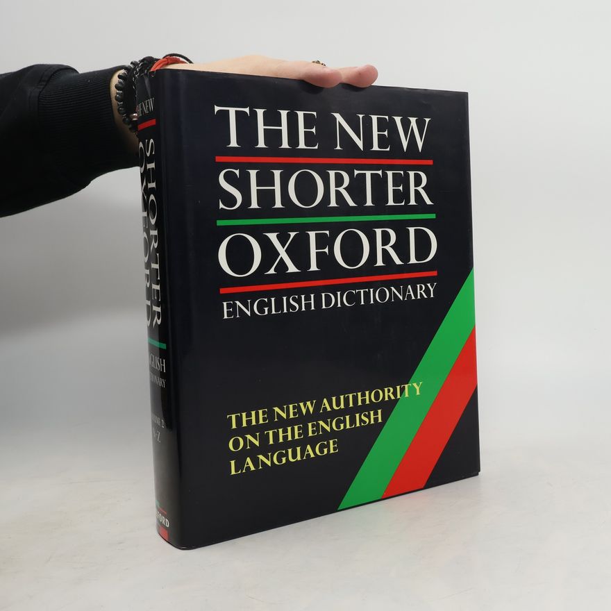 Lesley Brown The New Shorter Oxford English Dictionary