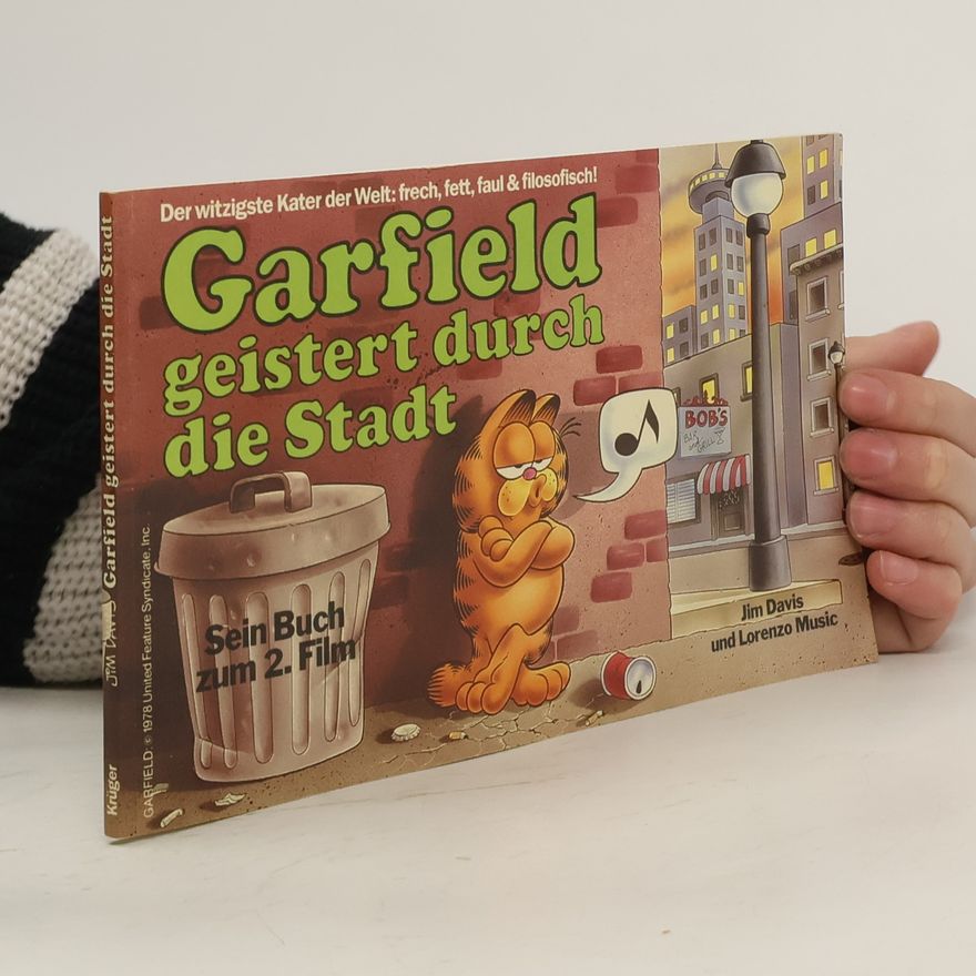 Jim Davis Garfield geistert durch die Stadt