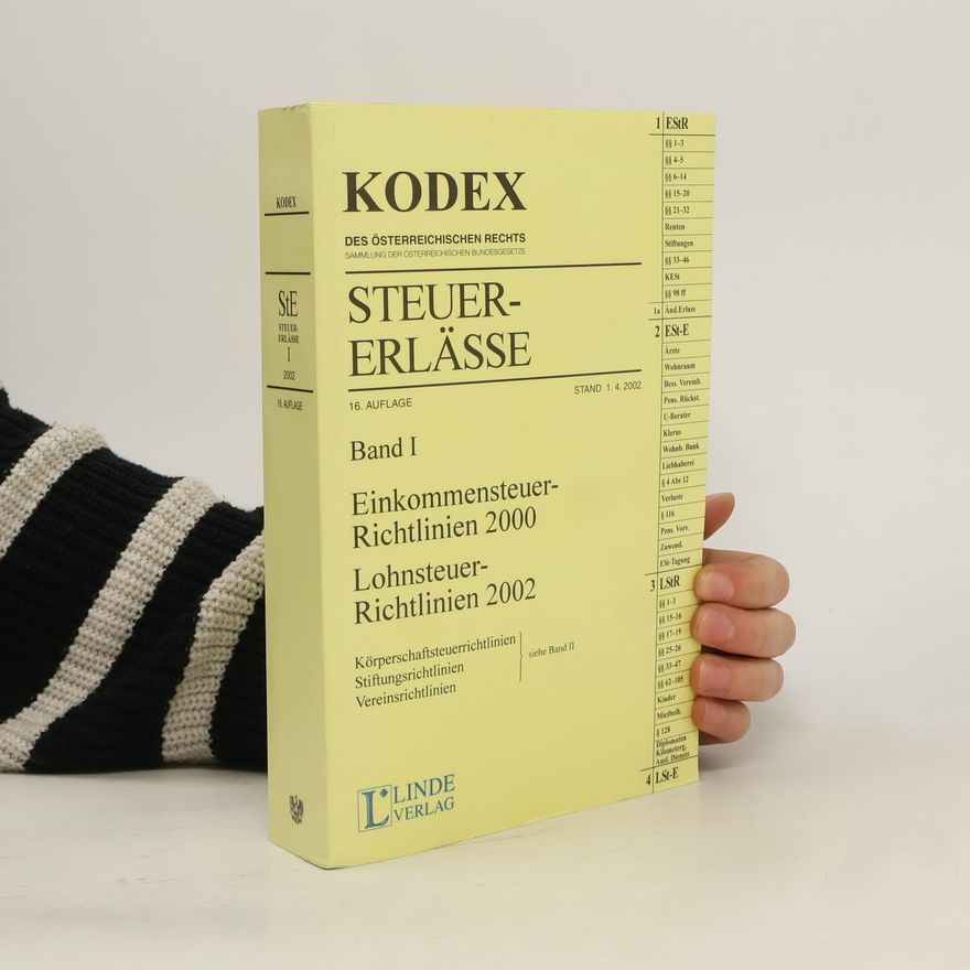 Kolektiv autorů Steuer-Erlässe