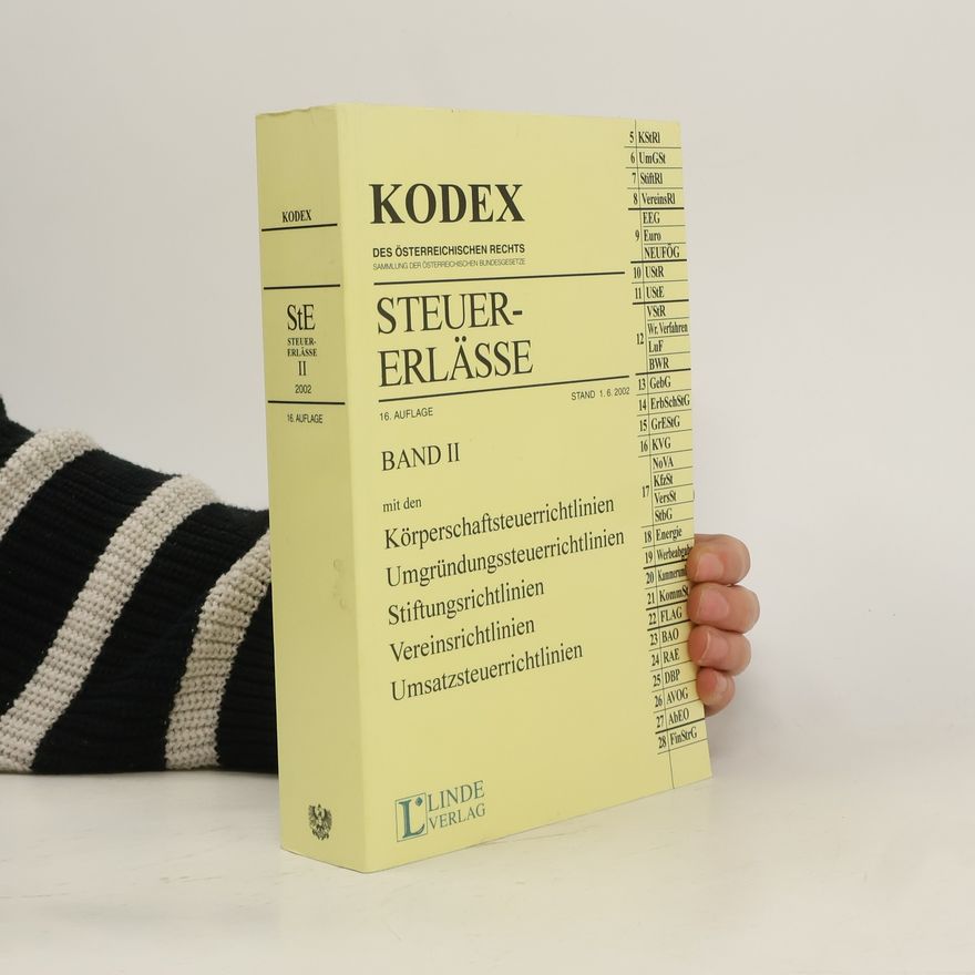 Kolektiv autorů Steuer-Erlässe