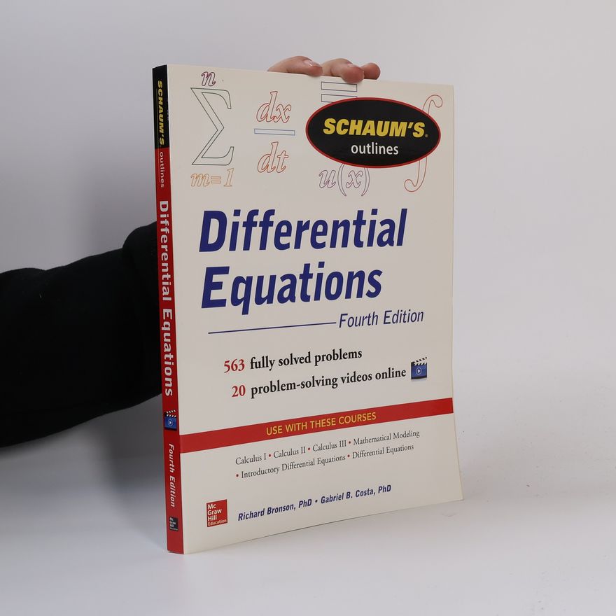 Richard Bronson Schaum's Outline of Differential Equations, 4th Edition