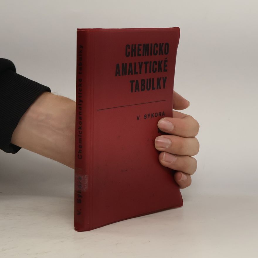 V. Sýkora Chemicko-analytické tabulky