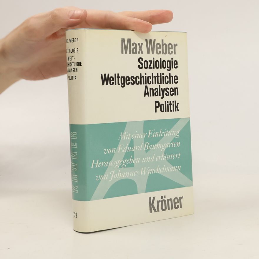 Max Weber Soziologie, Weltgeschichtliche Analysen, Politik