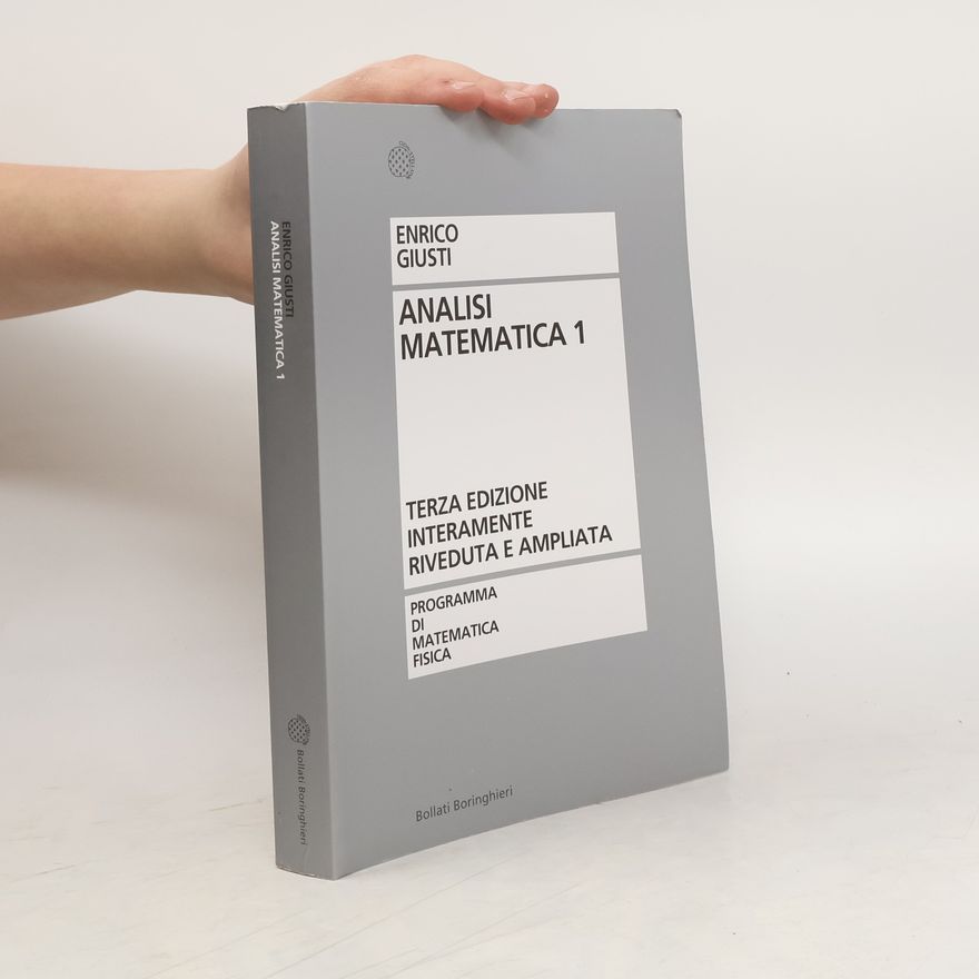 Enrico Giusti Analisi matematica 1