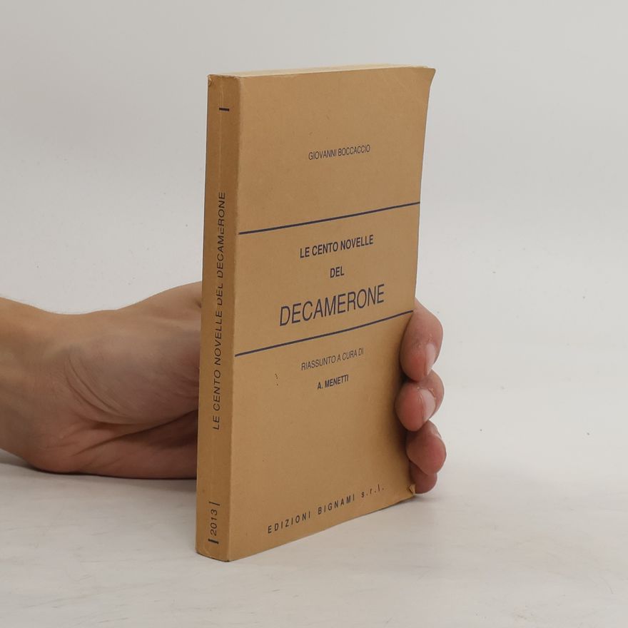 Giovanni Boccaccio Le cento novelle del Decamerone