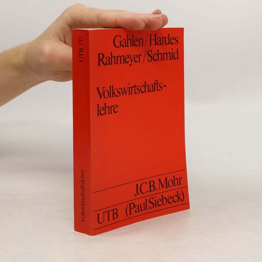 Alfons Schmid Volkswirtschaftslehre