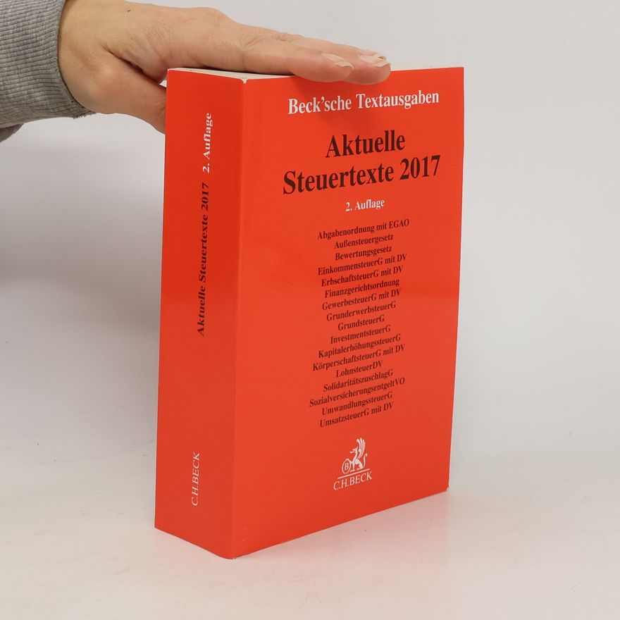 Kolektiv autorů Aktuelle Steuertexte 2017