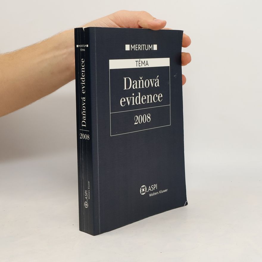 Kolektív autorov Daňová evidence 2008
