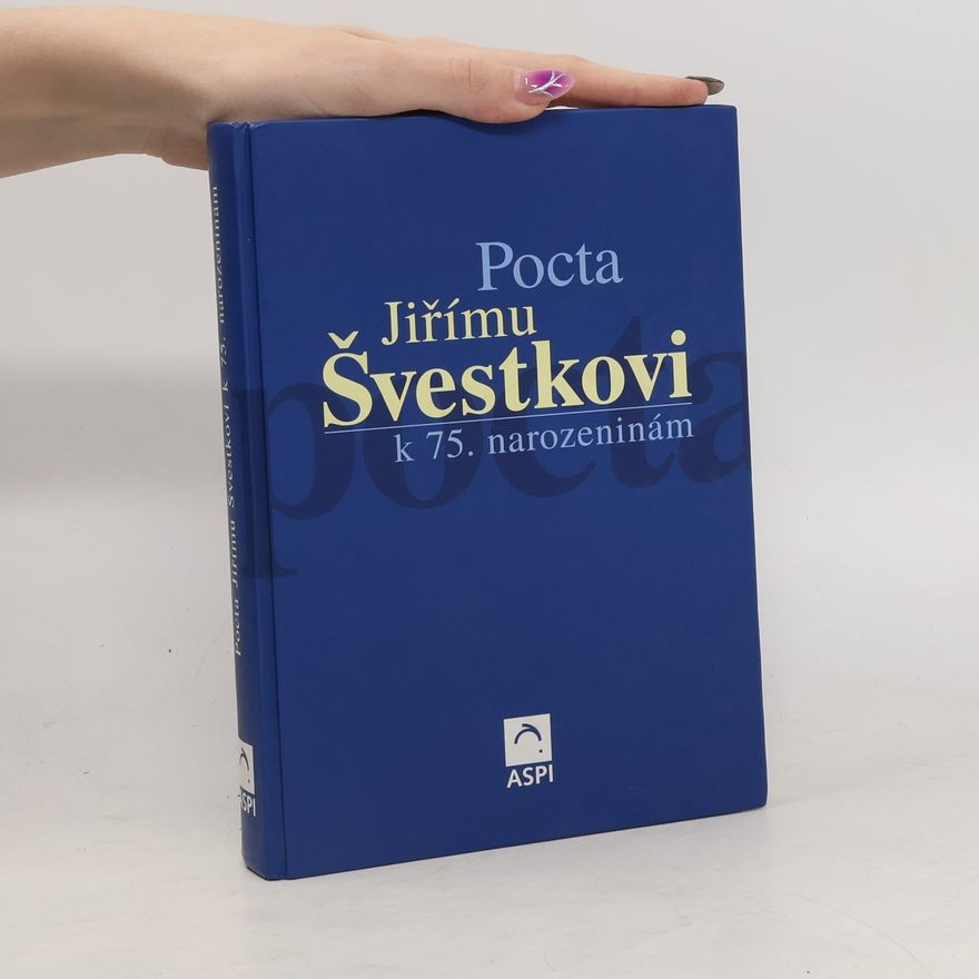 Alena Winterová Pocta Jiřímu Švestkovi k 75. narozeninám